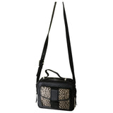 Sandro black leather handbag