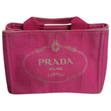 Prada pink cloth handbag