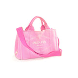 Prada pink cloth handbag
