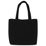 Chanel black cotton handbag