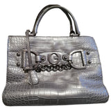 Guess silver polyester handbag