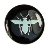 Dior black metal pins & brooches