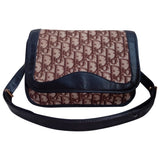 Dior brown cloth handbag
