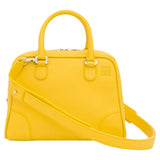 Loewe amazona 75  yellow leather handbag