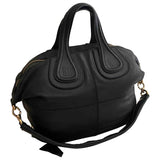 Givenchy nightingale black leather handbag