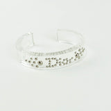 Dior silver plastic bracelets