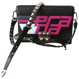 Prada black leather handbag