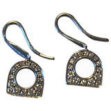 Fred success silver white gold earrings