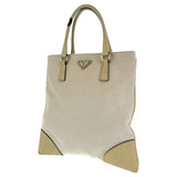 Prada beige cloth handbag