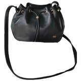 Dior black leather handbag