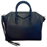 Givenchy antigona black leather handbag