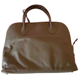 Hermès bolide grey leather handbag
