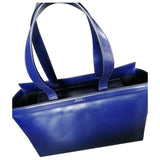 Bally blue leather handbag