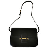 Lancel black leather handbag