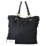 Prada black synthetic handbag