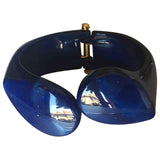 Angela Caputi blue plastic bracelets