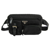 Prada black cloth handbag