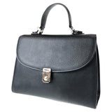 Burberry black leather handbag