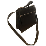Victoria Beckham black leather handbag