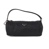 Prada tessuto  black synthetic handbag