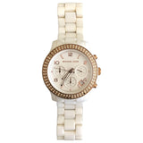 Michael Kors white steel watch