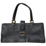 Celine black leather handbag