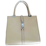 Gucci jackie beige leather handbag