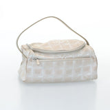 Chanel beige cloth handbag