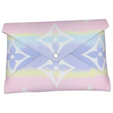 Louis Vuitton kirigami pink cloth clutch bag