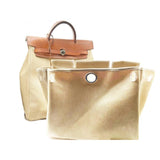 Hermès herbag beige cloth backpacks