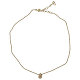 Dior gold metal necklaces