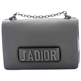 Dior j'adior anthracite leather handbag