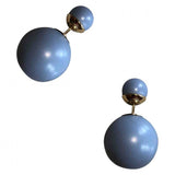 Dior tribal  plastic earrings