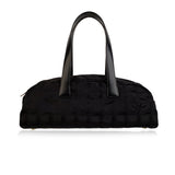 Chanel black cloth handbag