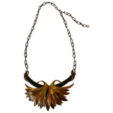 Carven multicolour metal necklaces