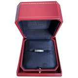 Cartier love white white gold rings