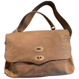 Zanellato brown suede handbag
