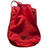 Prada red polyester handbag