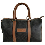 Dior black cloth travel bag