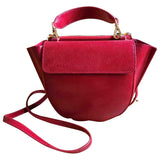Wandler hortensia red stingray handbag