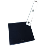 Danse Lente blue leather clutch bag