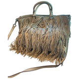 Prada beige leather handbag