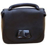 Acne Studios black leather handbag