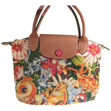 Longchamp multicolour leather handbag