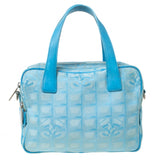 Chanel blue cloth handbag