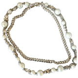 Givenchy silver metal necklaces