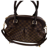 Louis Vuitton trevi brown cloth handbag