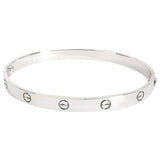 Cartier love gold white gold bracelets