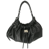 Burberry black leather handbag