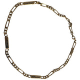 Courrèges gold metal necklaces